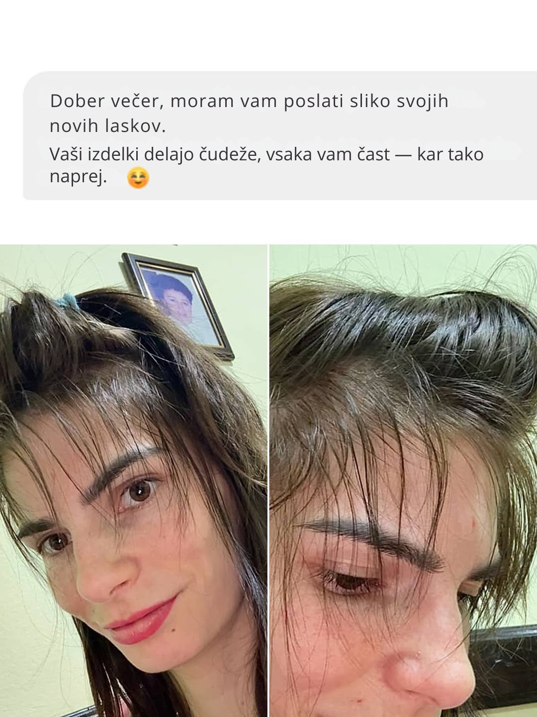 Dobro veče, moram Vam poslati moju novu kosicu..